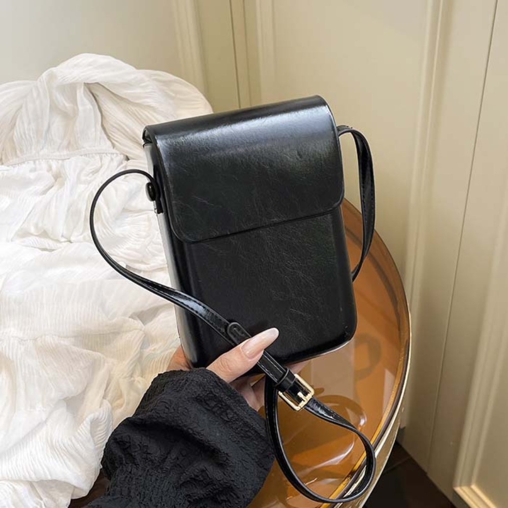 Crossbody Bag Women - PU Leather Flap Crossbody Bags Phone