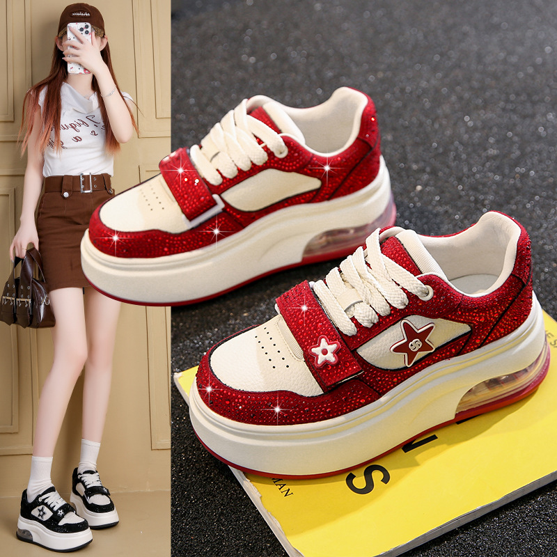 Women'S Fashion Velcro Sneakers - Fashion Women Sneakers Hip Hop Streetwear