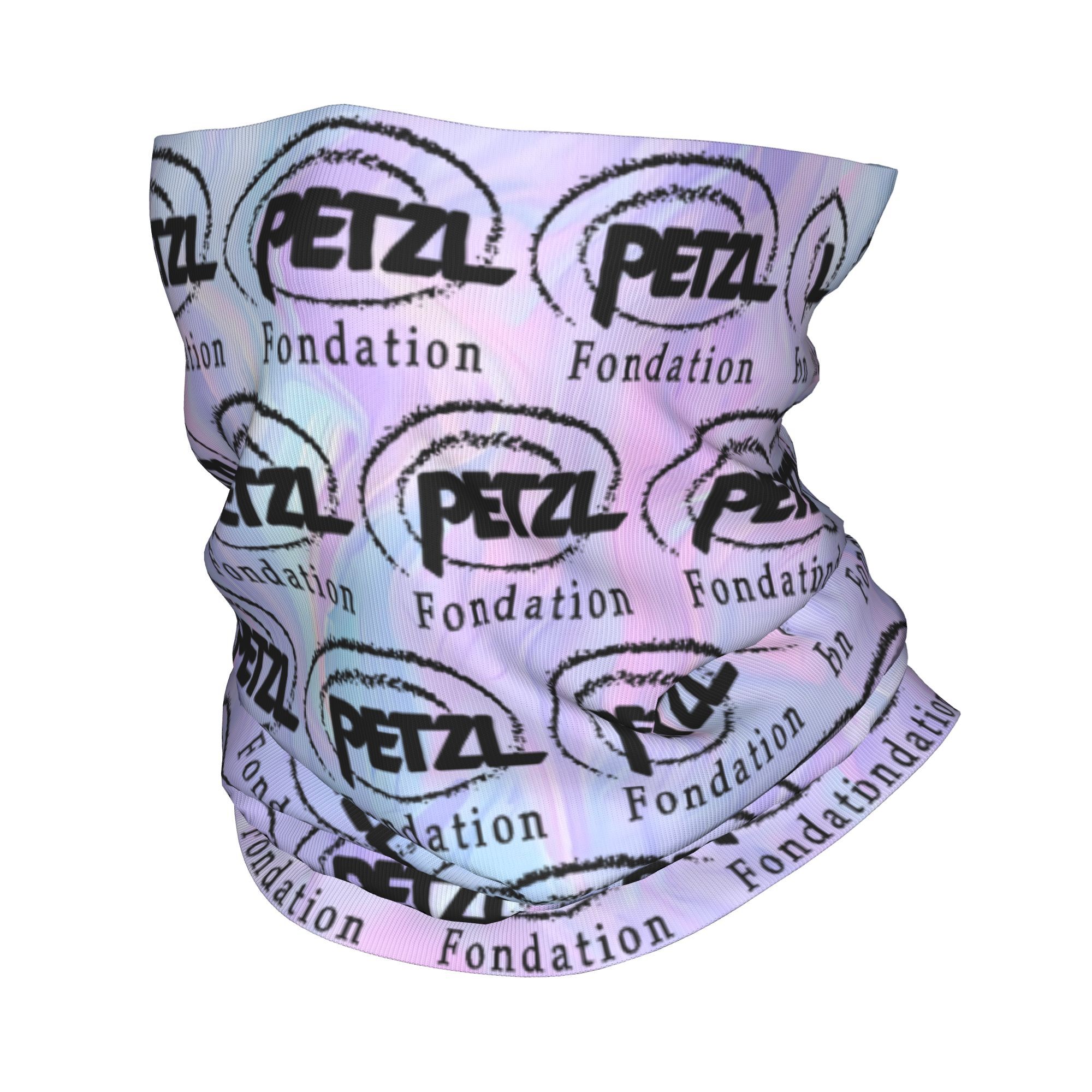 Women Fashion Logo Design - Custom Colorful P-Petzls Bandana Neck Gaiter