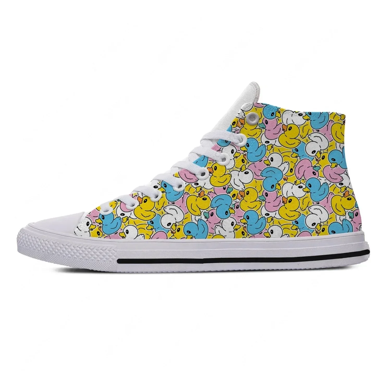 Women'S Fashion Business Casual - Cartoon Duck High Top Sneakers High
