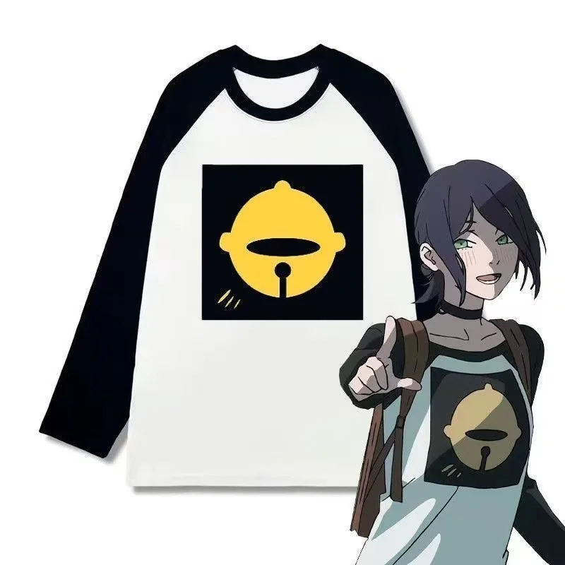 Hoodie Women Oversized - 3.a;6\m/Anime Chainsaw Man Reze Long Sleeve