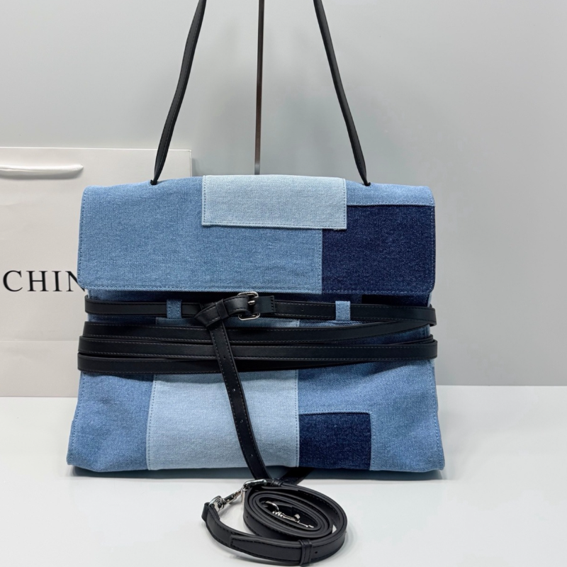 Crossbody Bag Women - Color Block Denim Handbag Crossbody Women