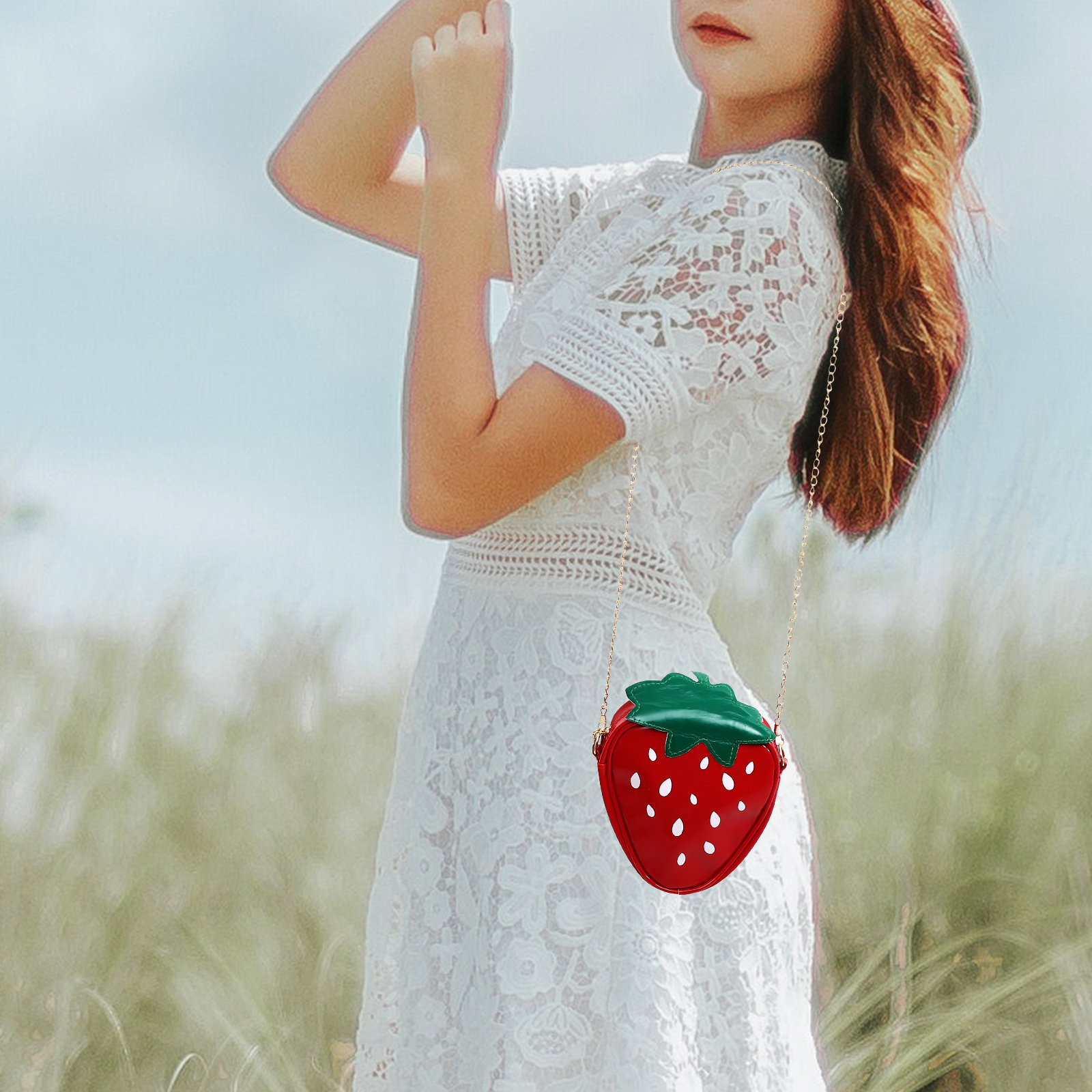 Women Fashion Designer - Trendy Fruit Shape Cross Body Bag