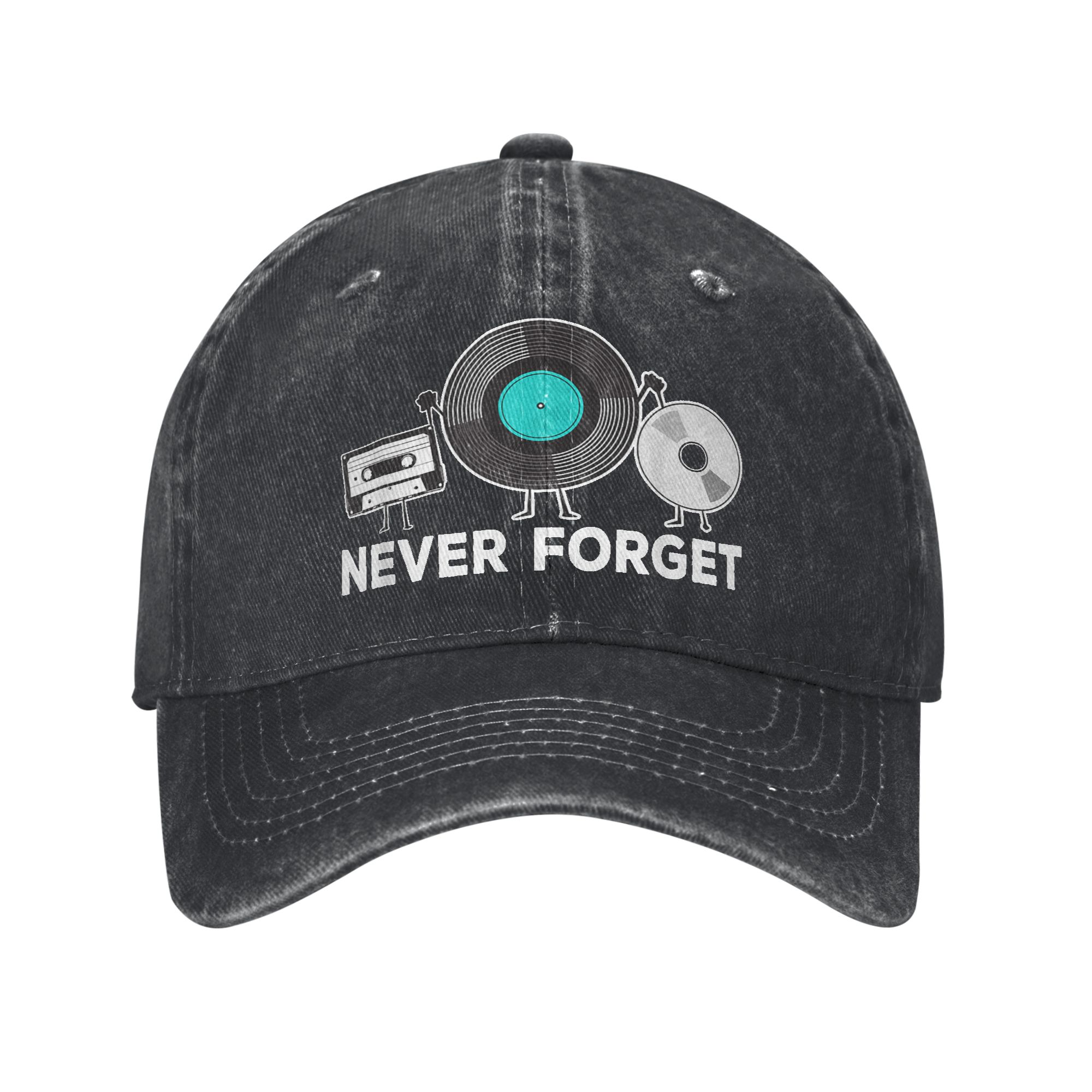 Women Fashion 80S - Never Forget Retro Cassette CD 90s