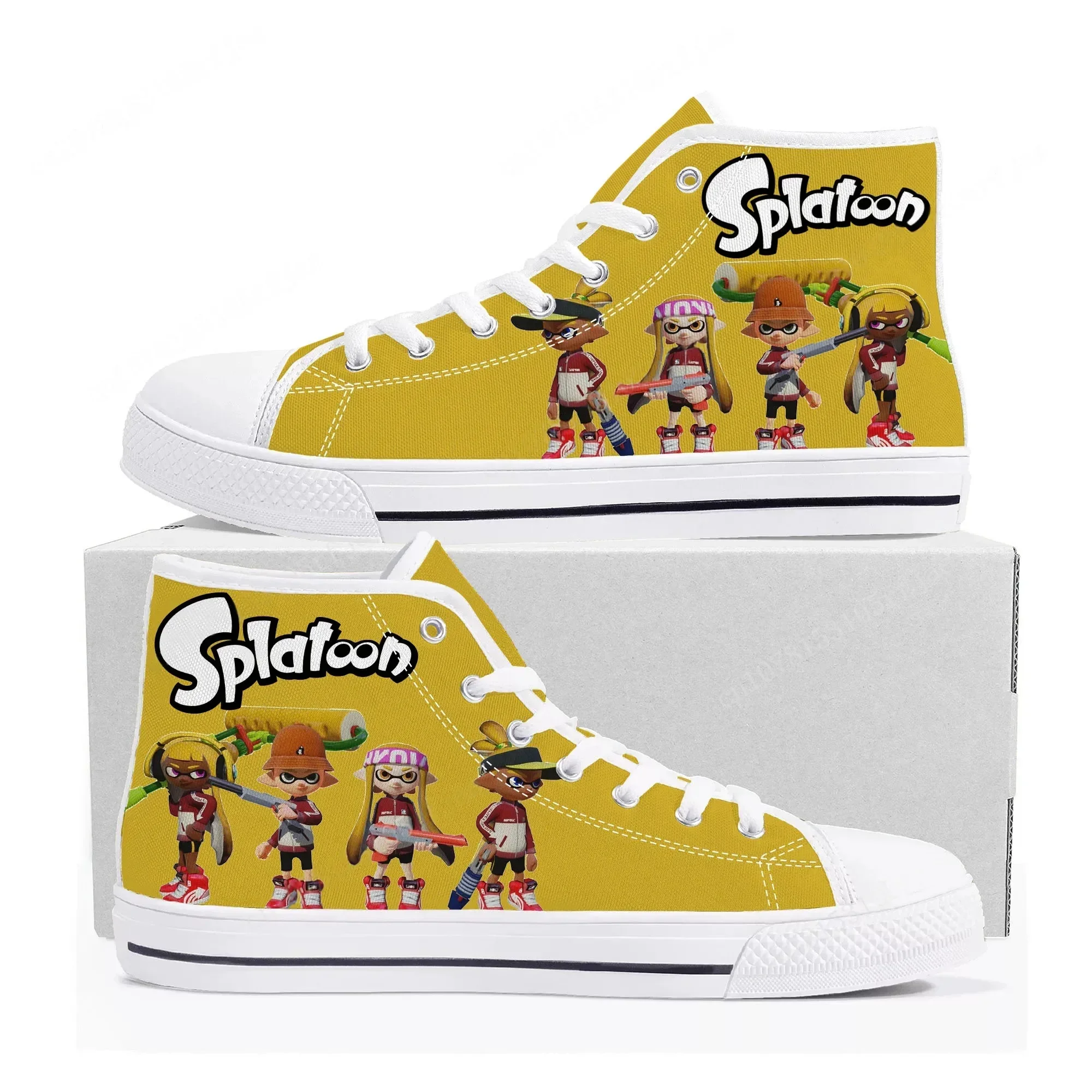 Women'S Fashion Business Casual - Anime Cartoon Game Splatoons High Top