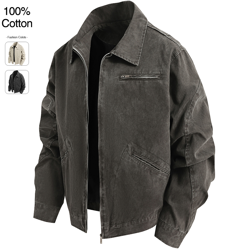 Women'S Fashion Essentials - Oversize Loose Men's Denim Jacket Autumn
