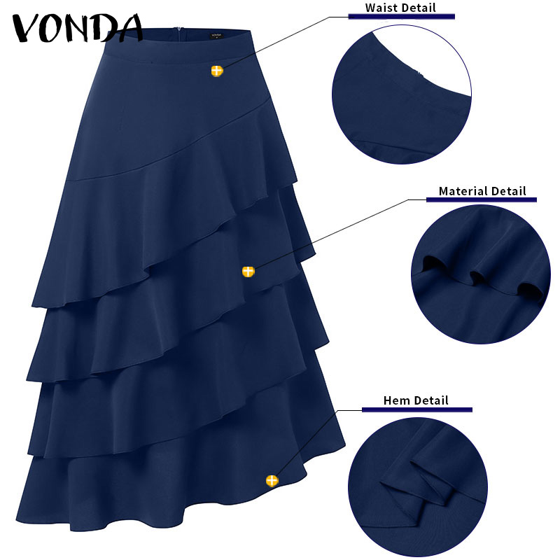 VONDA Plus Size 5XL Women Long - Women'S Fashion Layering のレビューと価格