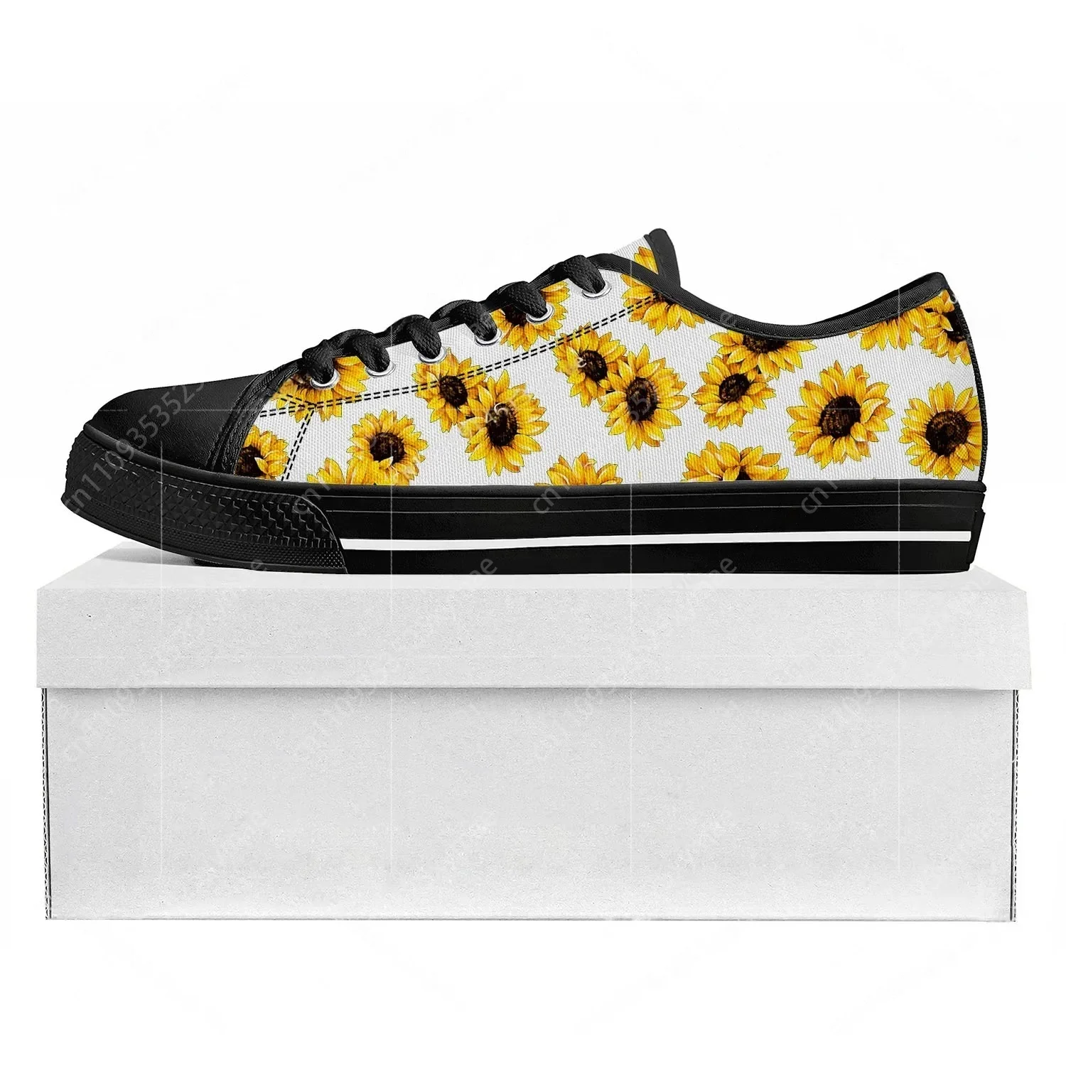 Sunflower Yellow Flower Low To - Women'S Yellow Fashion Sneakers のレビューと価格