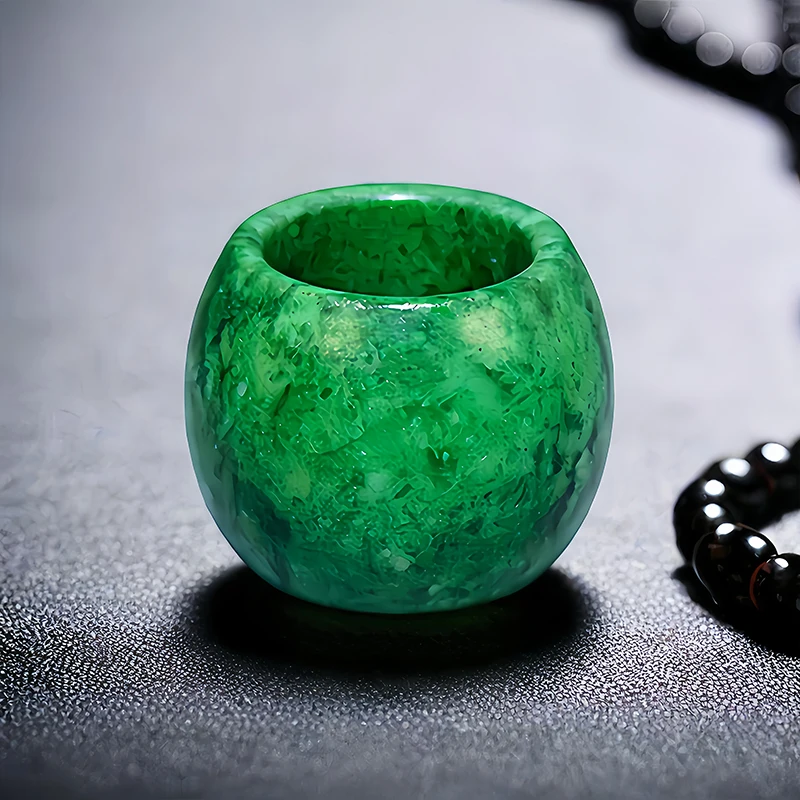 22mm Green Real Jade Rings for - Women Fashion Jewellery のレビューと価格