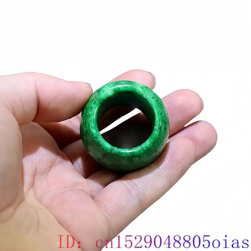 22mm Green Real Jade Rings for - Women Fashion Jewellery のレビューと価格