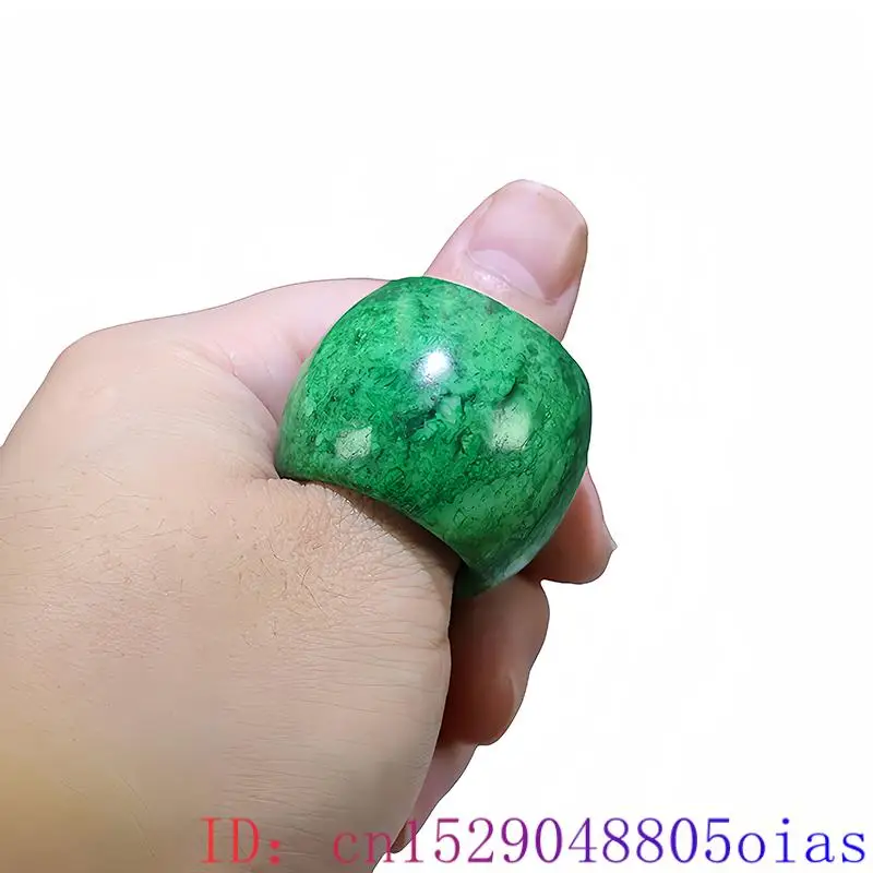 22mm Green Real Jade Rings for - Women Fashion Jewellery のレビューと価格