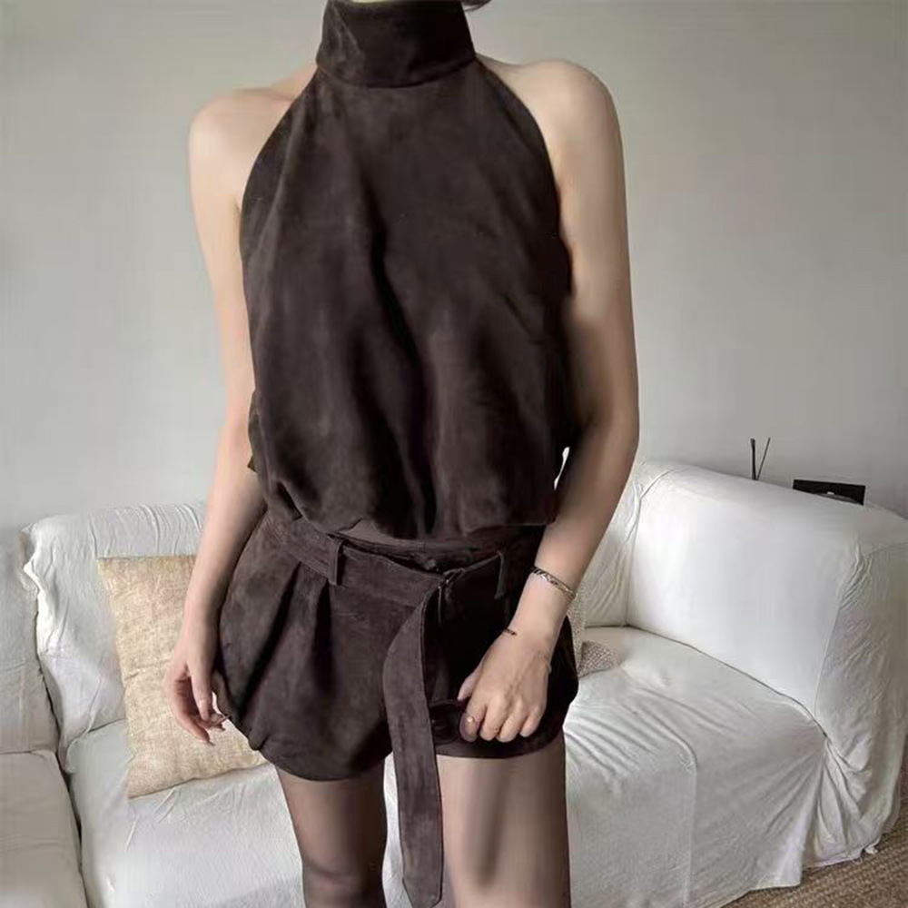 TWOTWINSTYLE Coffee Spliced Sa - Women Fashion Usa のレビューと価格