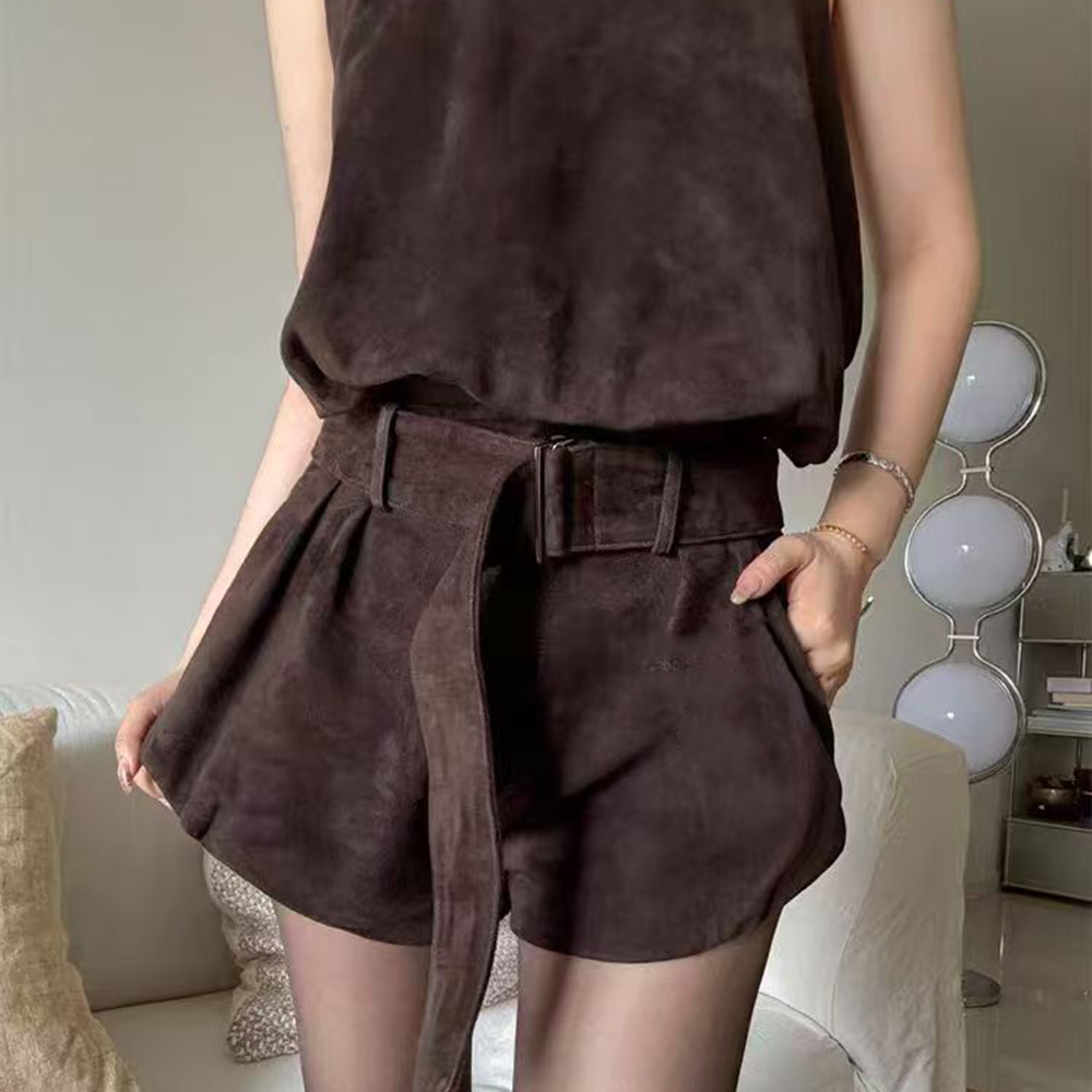 TWOTWINSTYLE Coffee Spliced Sa - Women Fashion Usa のレビューと価格