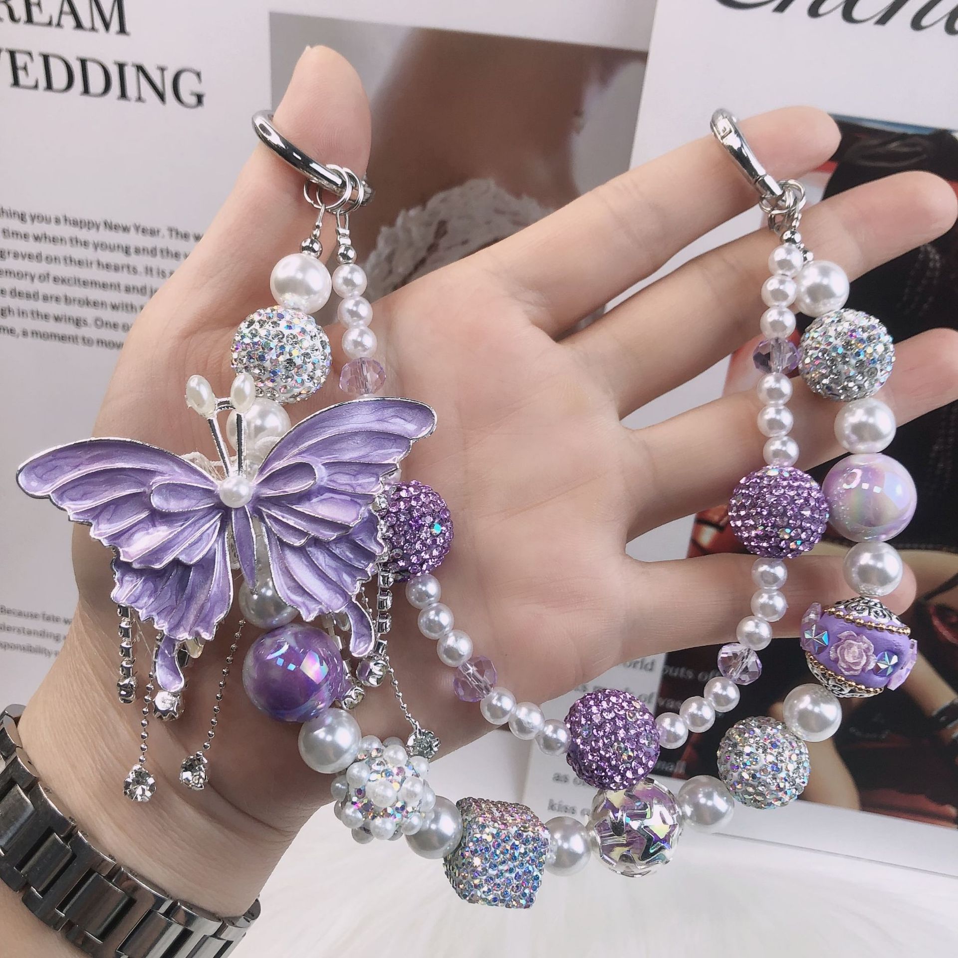 Fashion Butterfly Pendant Doub - Women'S Fashion Layering のレビューと価格