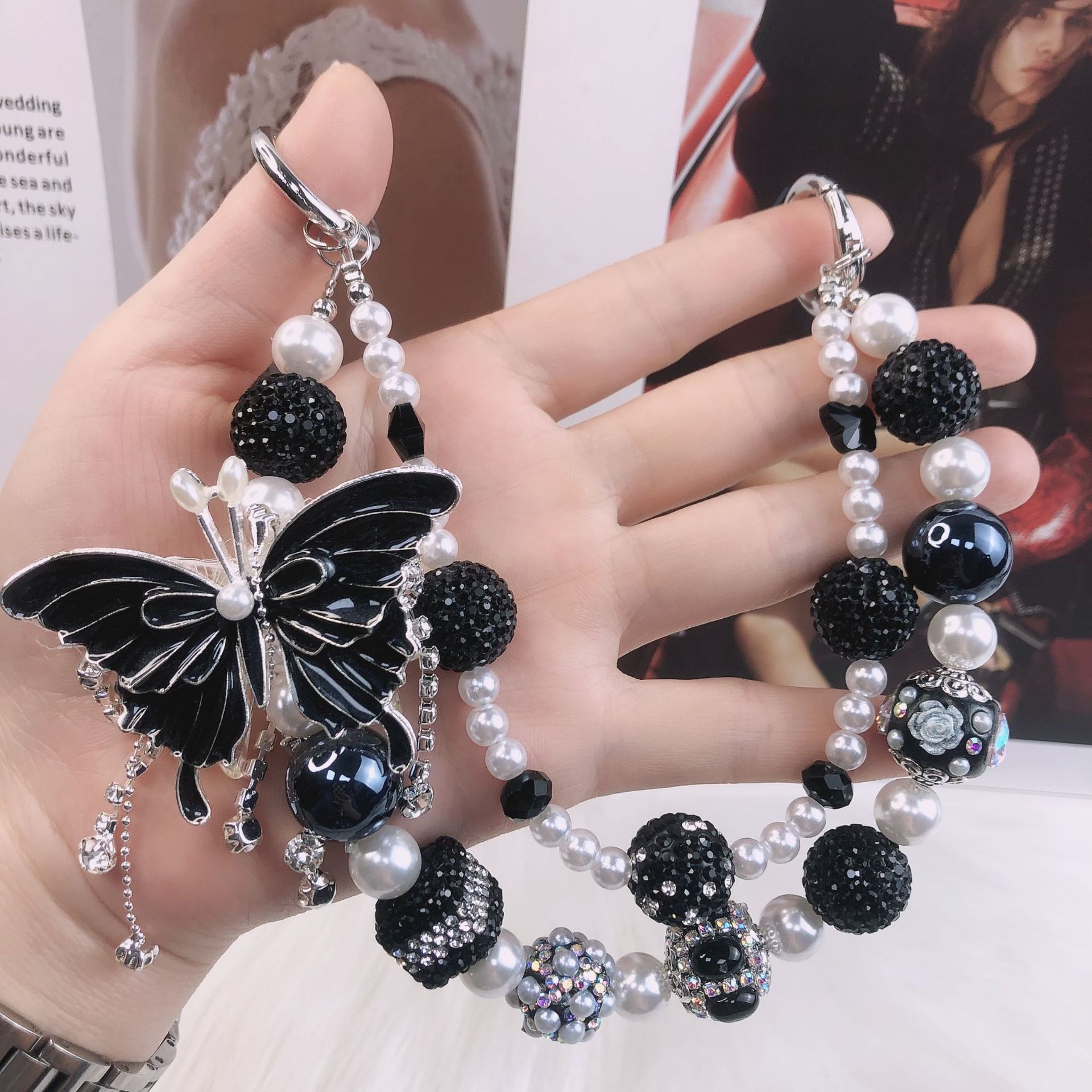 Fashion Butterfly Pendant Doub - Women'S Fashion Layering のレビューと価格