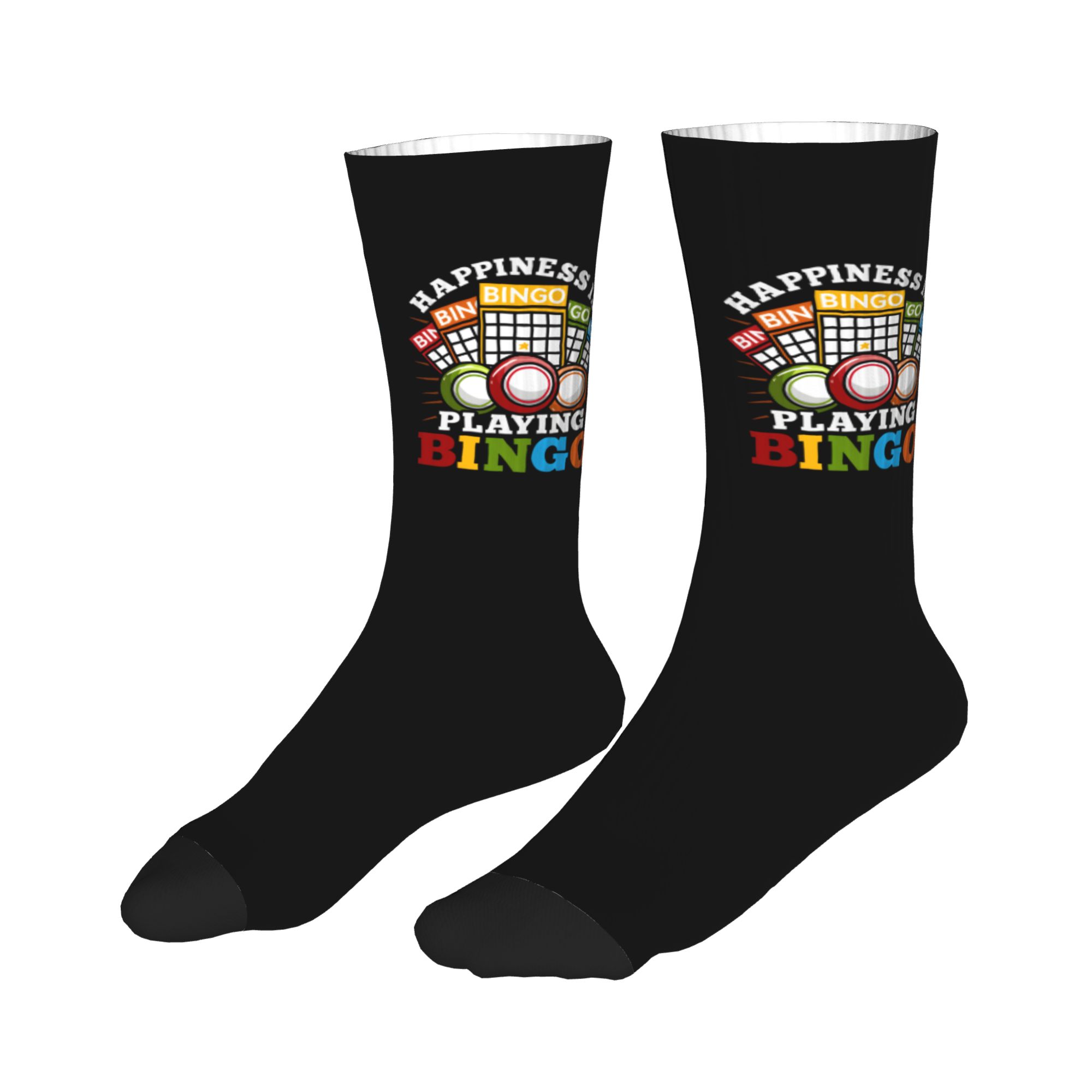 Hot Game Bingo Dress Socks Men - Women Fashion Youtube のレビューと価格