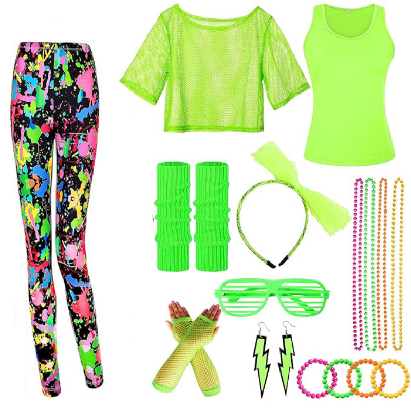 10Pcs/set Women 80s Fancy Work - Women'S Fashion From The 80S のレビューと価格