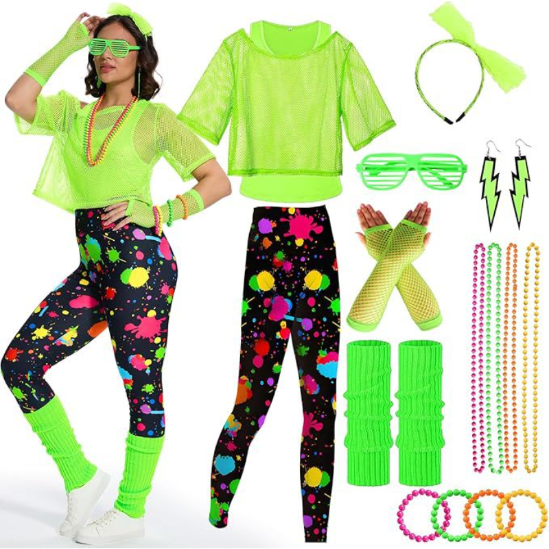 10Pcs/set Women 80s Fancy Work - Women'S Fashion From The 80S のレビューと価格