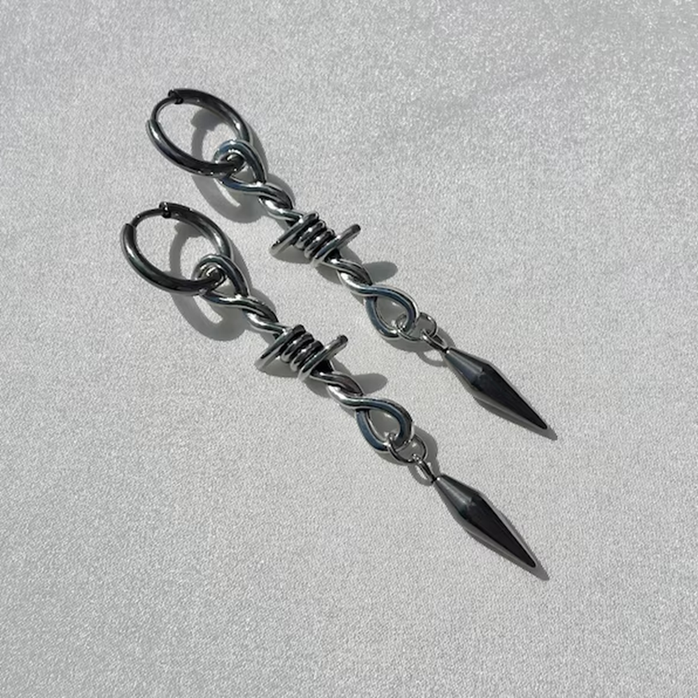 Grunge Barbed Wire Star Spike  - Women'S Fashion Edgy のレビューと価格