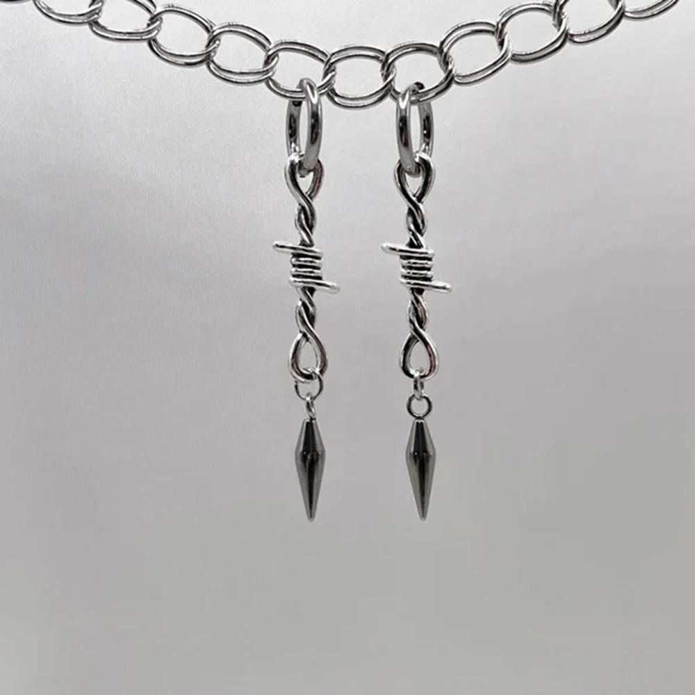 Grunge Barbed Wire Star Spike  - Women'S Fashion Edgy のレビューと価格