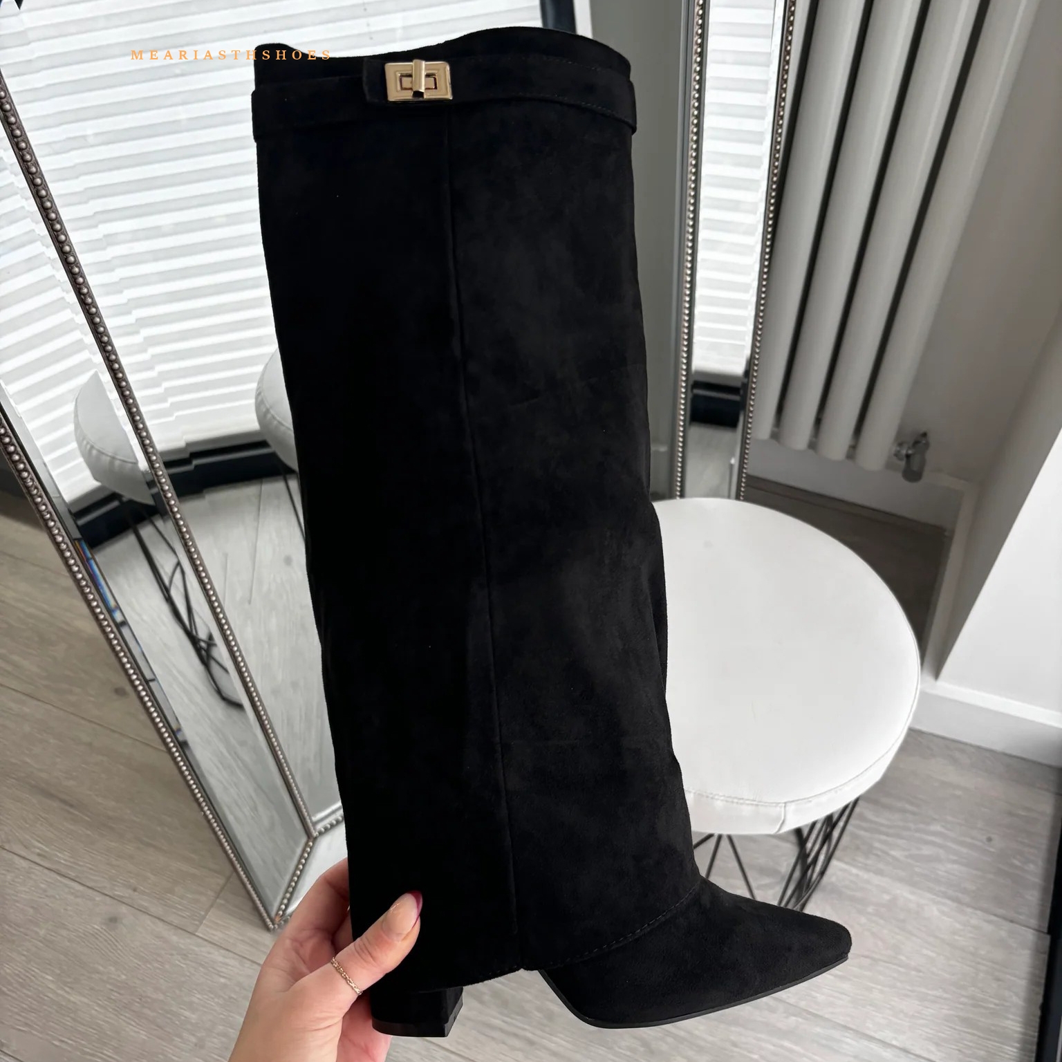 Women's Chunky Heel Knee High  - Women'S Fashion Winter 2025 のレビューと価格