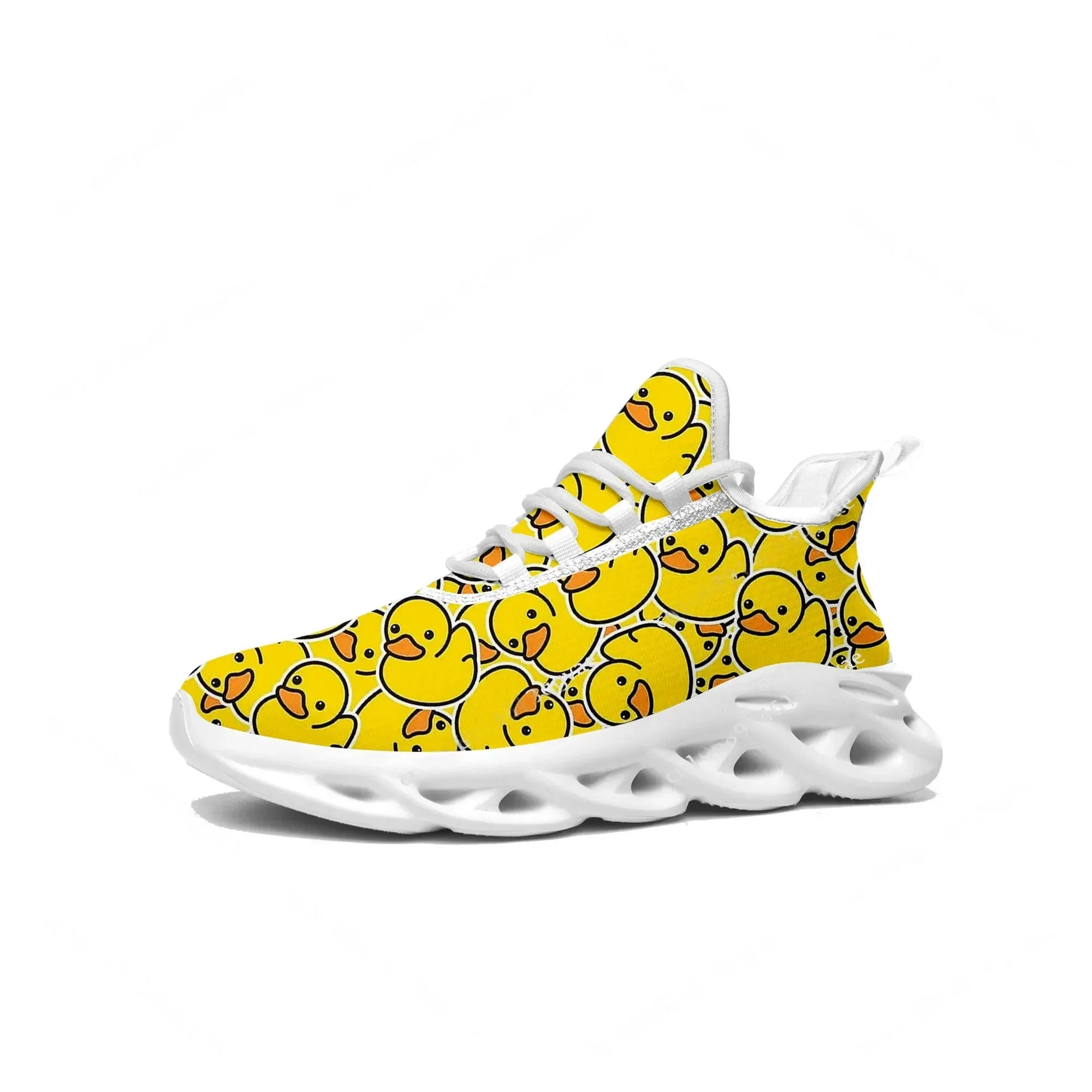 Yellow Duck Printed Flats Snea - Women'S Yellow Fashion Sneakers のレビューと価格
