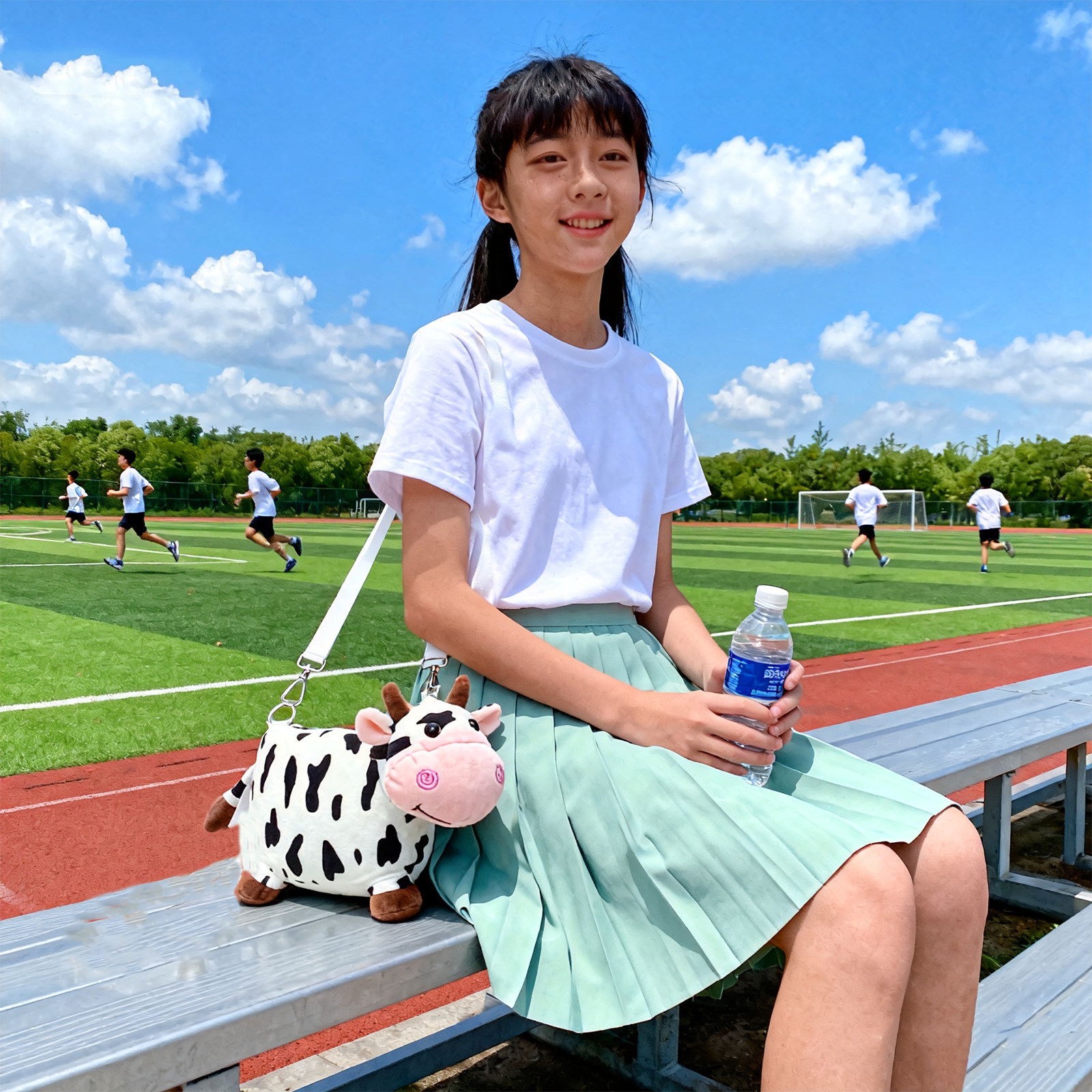 Cute Cow Cartoon Phone Purse S - Crossbody Bag Women のレビューと価格
