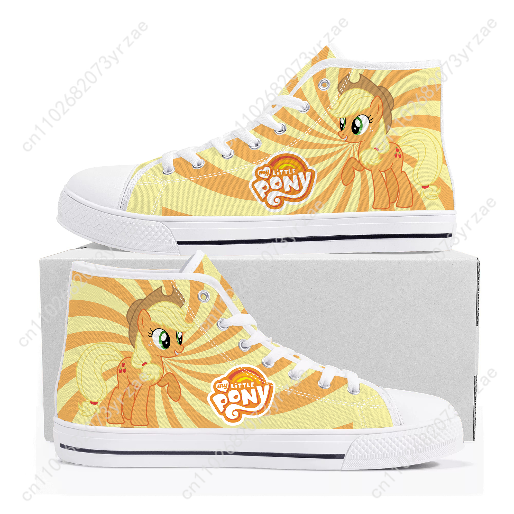 Applejack High Top Shoes Man W - Women'S Yellow Fashion Sneakers のレビューと価格