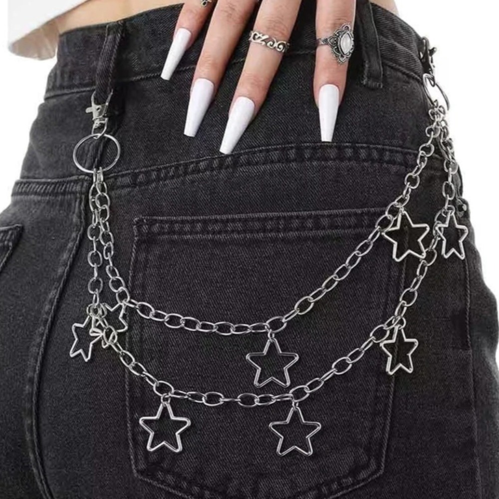 Punk Star Double Layer Waist C - Women'S Fashion Layering のレビューと価格