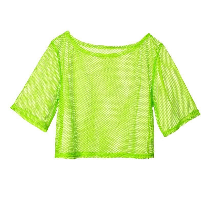 Retro Fishnet Shirt Women 80s  - Women'S Fashion From The 80S のレビューと価格