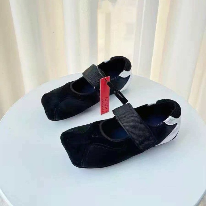 2026 New Square Head Ugly Cute - Women'S Fashion Velcro Sneakers のレビューと価格