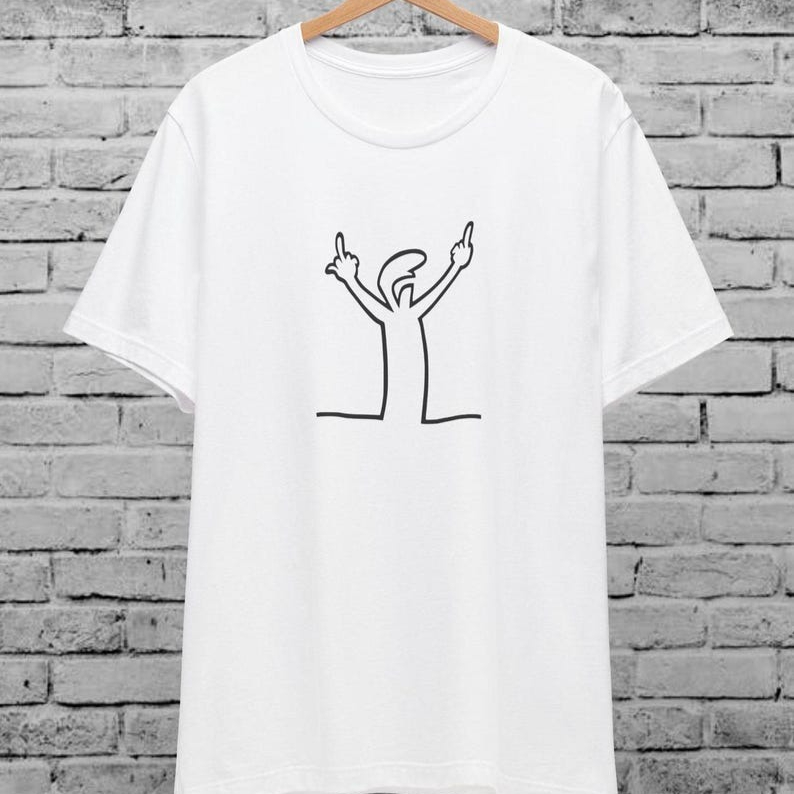 Angry La Linea Unisex T-Shirt  - Women'S Fashion From The 80S のレビューと価格