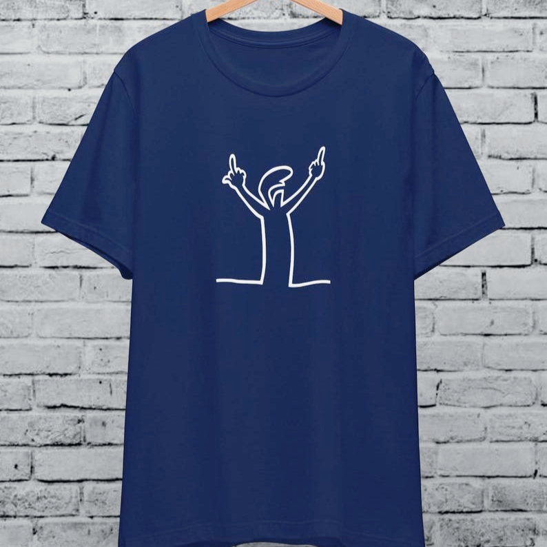 Angry La Linea Unisex T-Shirt  - Women'S Fashion From The 80S のレビューと価格