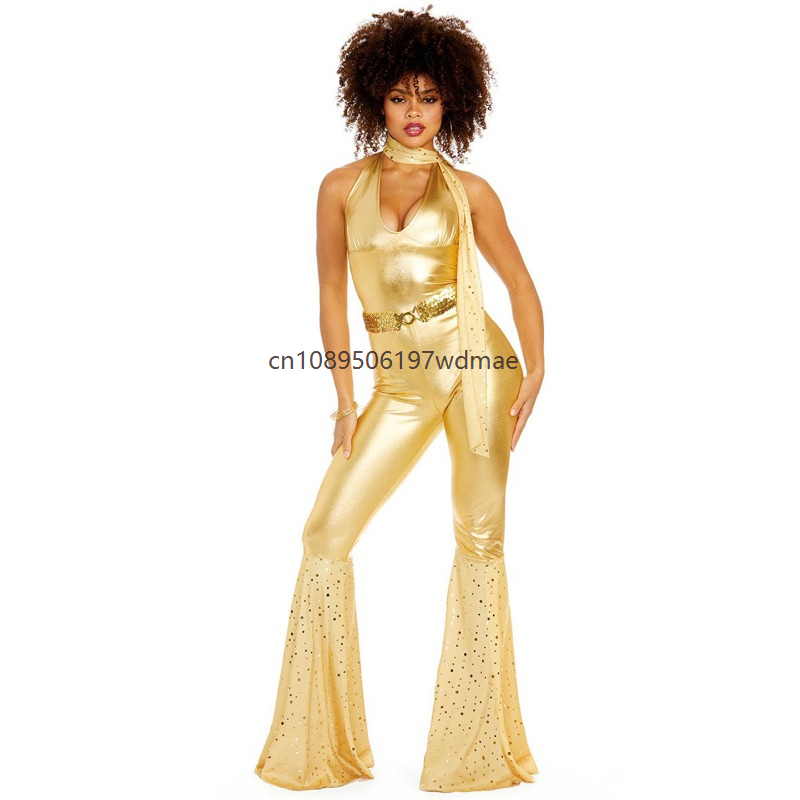 70s Retro Disco Costume Fashio - Women Fashion 80S のレビューと価格