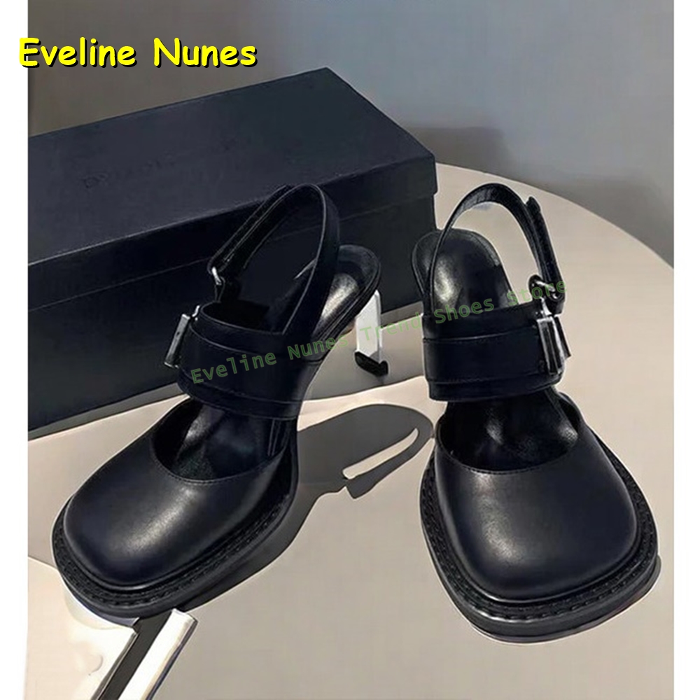 Women's Black Square Toe Buckl - Women'S Fashion Boots のレビューと価格