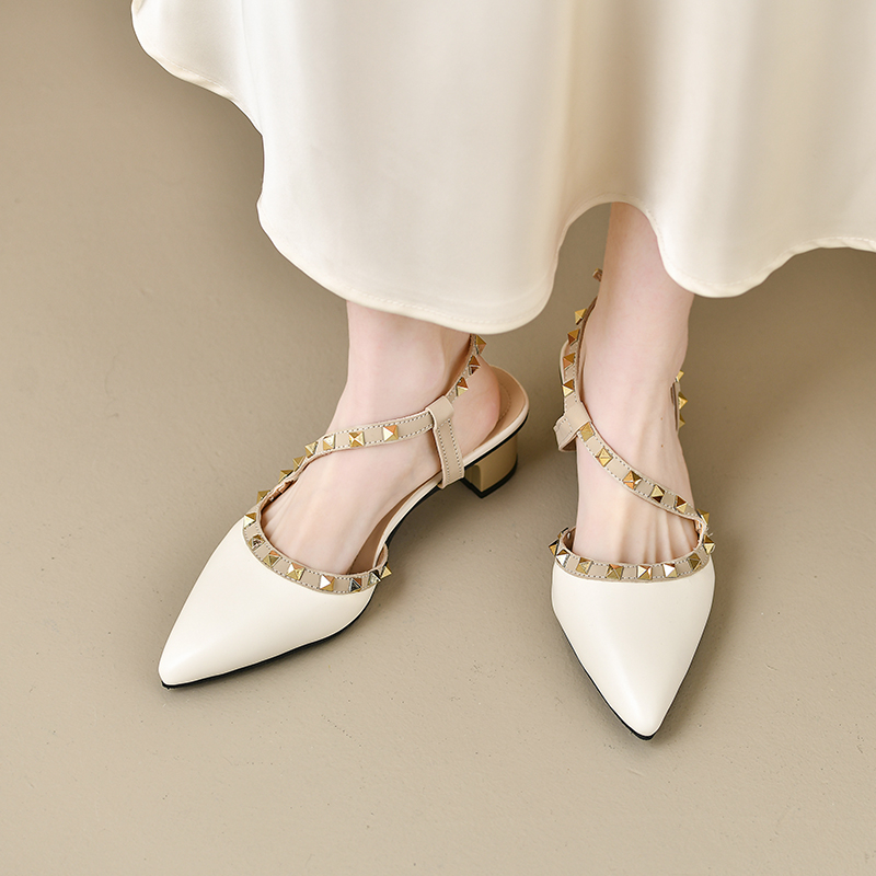 Women Shiny Back Buckle Strap  - Women Fashion Usa のレビューと価格