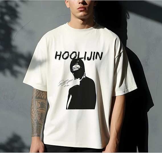 HOOLIJIN-Hooligan Kpop T-Shirt - Women'S Fashion Edgy のレビューと価格