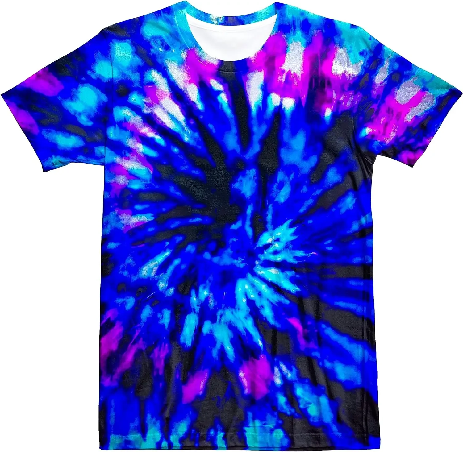 Unisex Retro Tie Dye t shirt f - Women'S Fashion From The 80S のレビューと価格