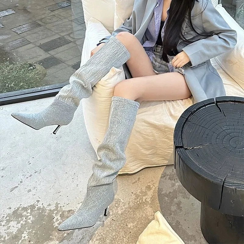 High Heel Long Tube over Knee  - Women Fashion Youtube のレビューと価格