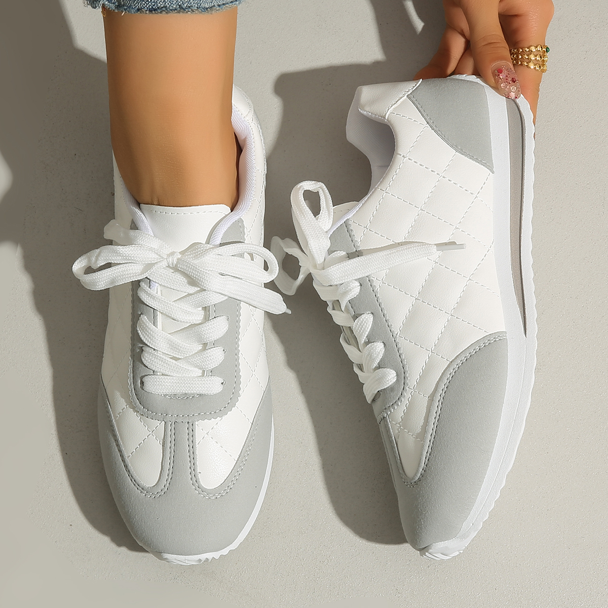 Women Causal Sneakers Trendy L - Sneakers Fashion Women のレビューと価格