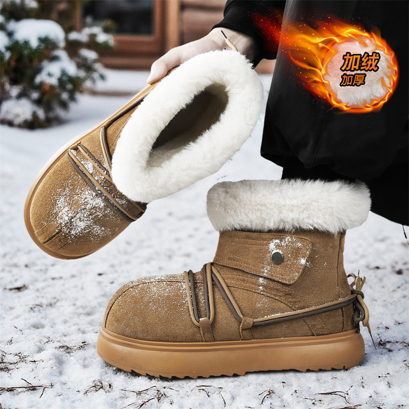 2025 New Winter Men Snow Boots - Women'S Fashion Winter 2025 のレビューと価格