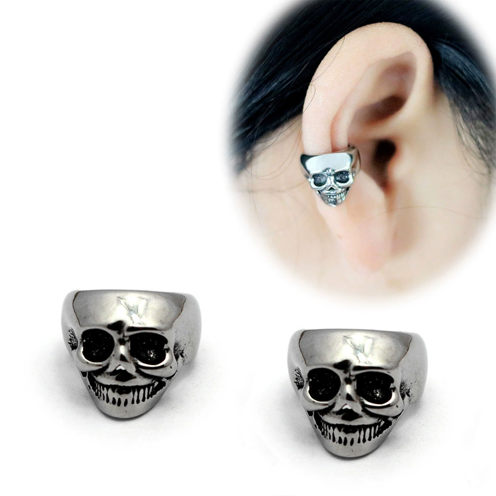 Retro Skull Helix Non-Pierced  - Women'S Fashion Edgy のレビューと価格