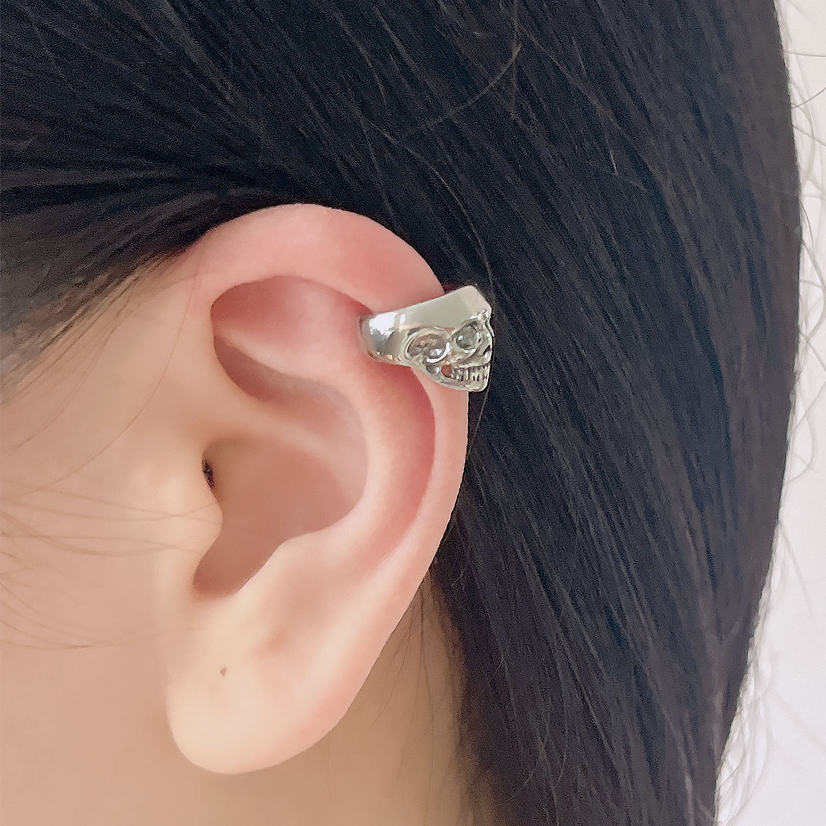 Retro Skull Helix Non-Pierced  - Women'S Fashion Edgy のレビューと価格