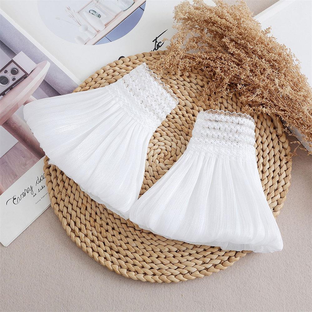 Fashion Lace Cuffs Flower Mesh - Women'S Fashion Layering のレビューと価格