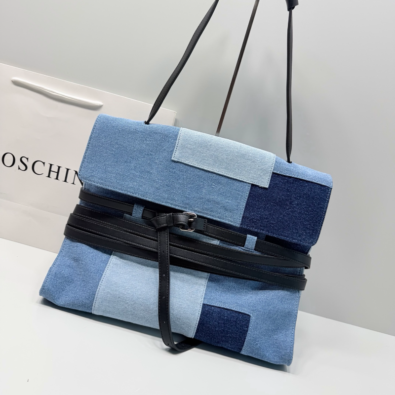Color Block Denim Handbag Cros - Crossbody Bag Women のレビューと価格