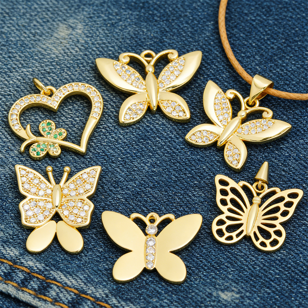 3Pcs Pendants Brass Plated Cub - Women Fashion Jewellery のレビューと価格