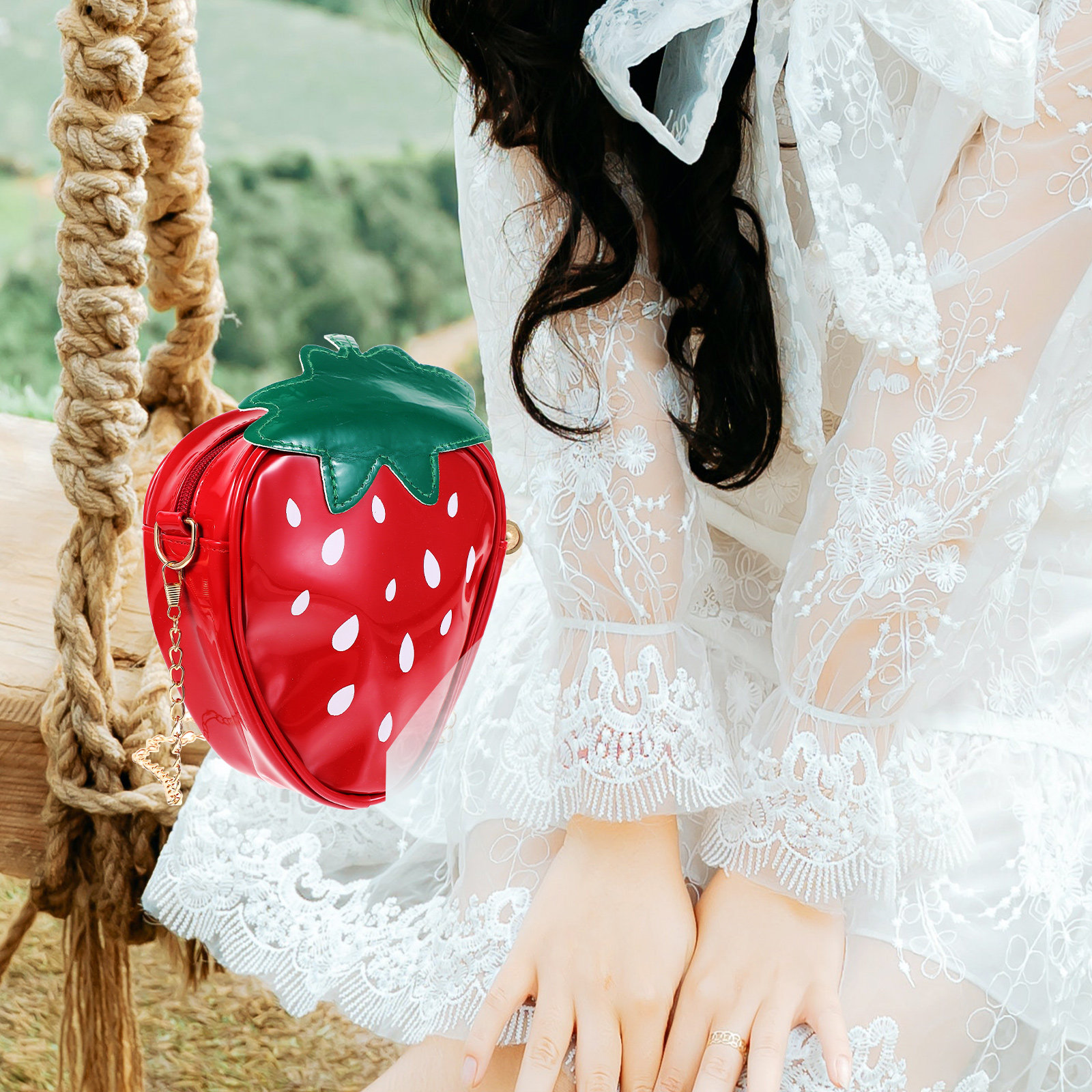 Trendy Fruit Shape Cross Body  - Women Fashion Designer のレビューと価格