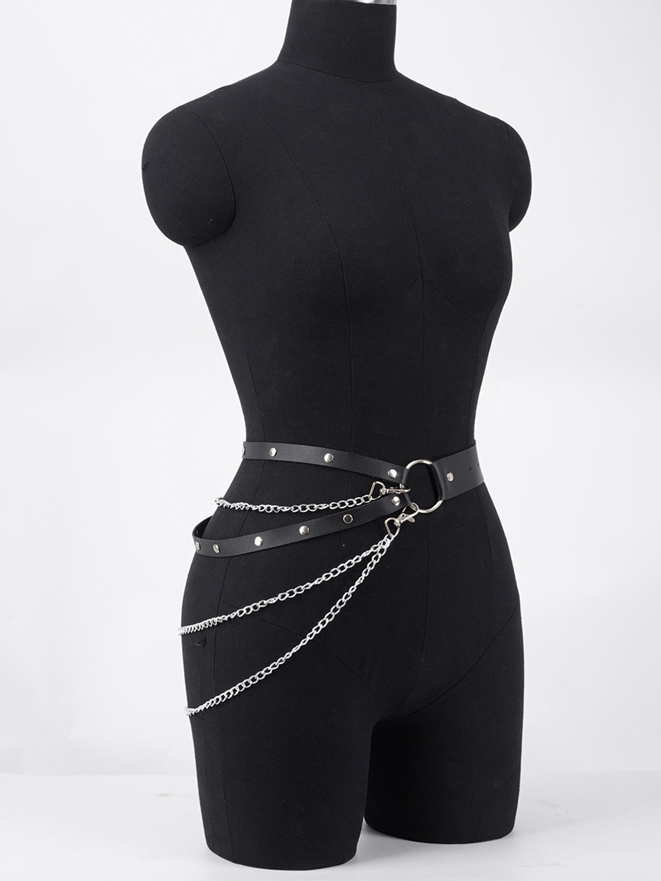 Edgy Women's Black PU Leather  - Women'S Fashion Edgy のレビューと価格