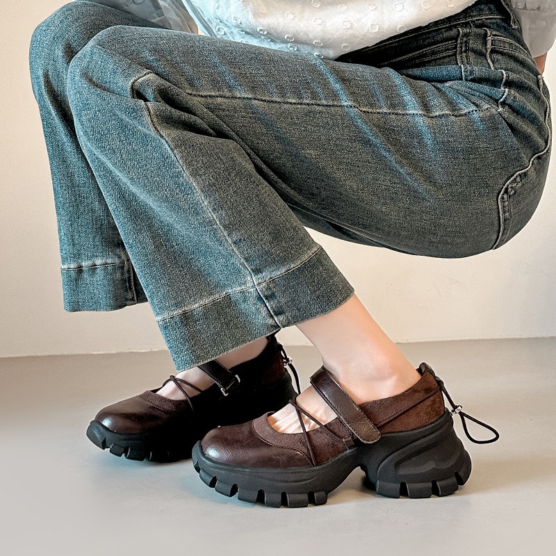 New Retro Ballet Mary Jane Sho - Sneakers Fashion Women のレビューと価格