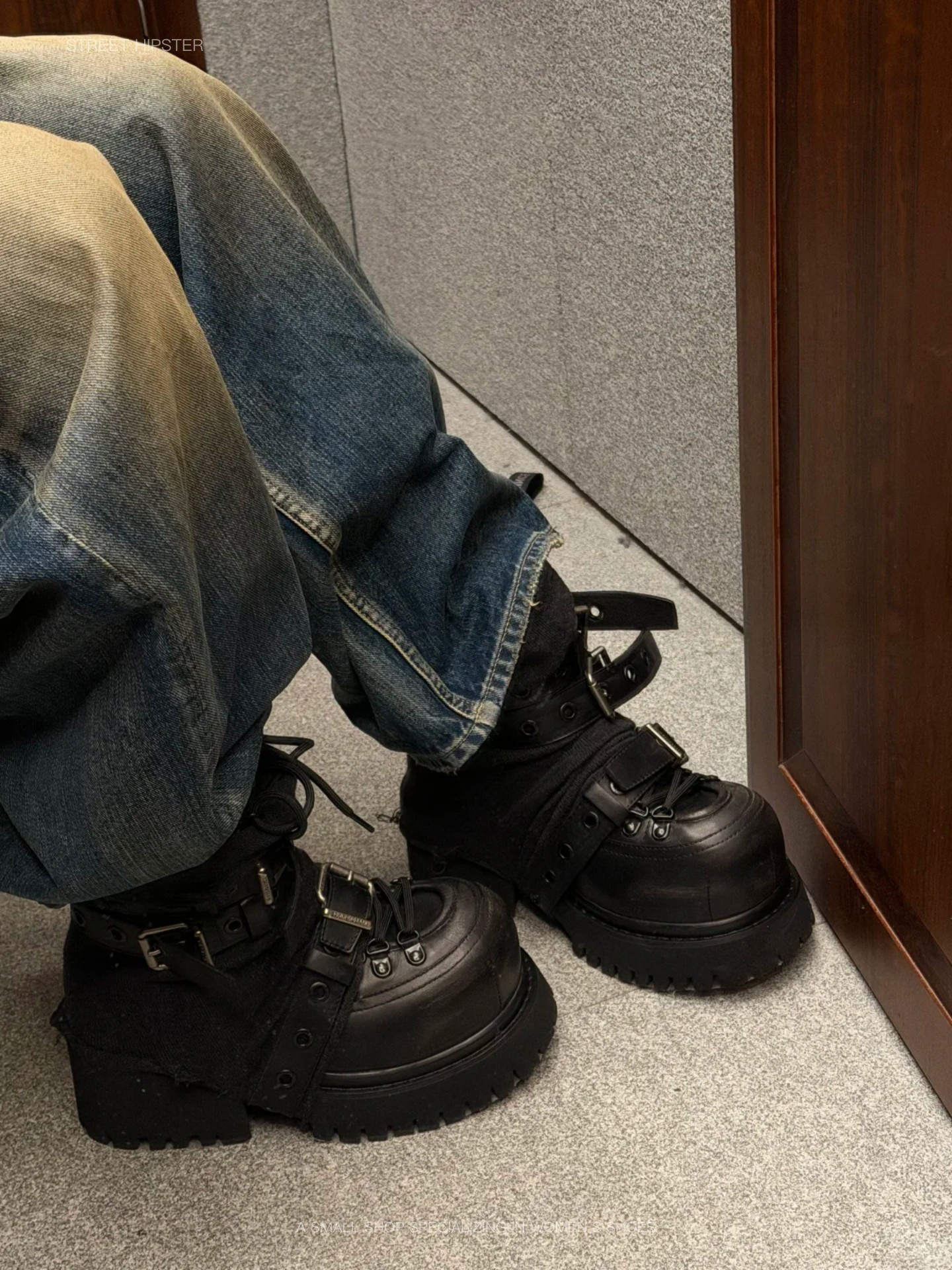 Women's Black Gothic Platform  - Women'S Fashion Edgy のレビューと価格